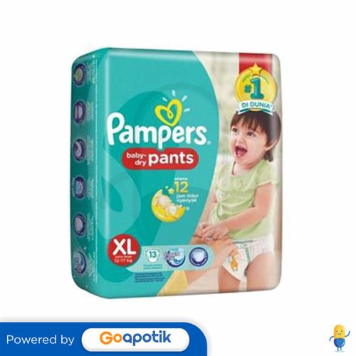 PAMPERS BABY DRY PANTS UKURAN XL BOX 13 PCS - Kegunaan, Efek Samping ...