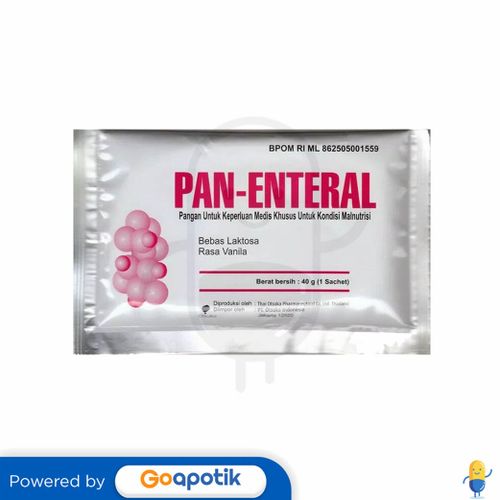 PAN-ENTERAL 40 GRAM RASA VANILA BOX 10 SACHET