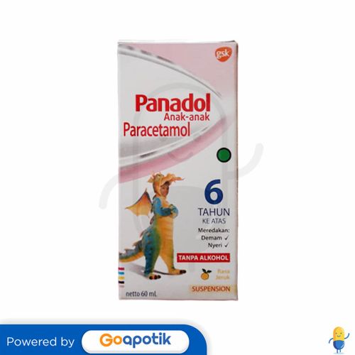PANADOL ANAK-ANAK 6+ SUSPENSI 60 ML