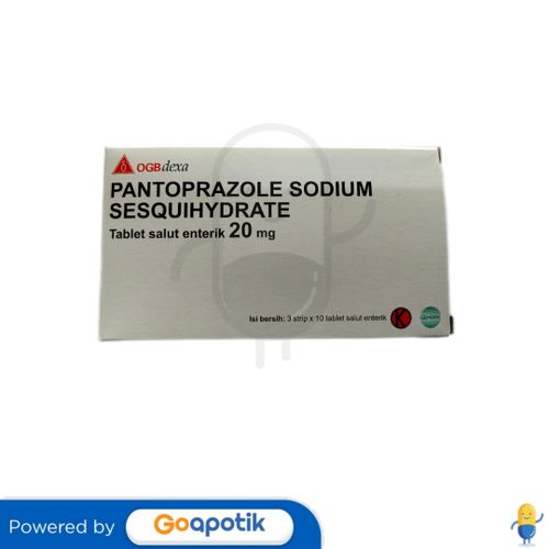 PANTOPRAZOLE OGB DEXA MEDICA 20 MG BOX 30 TABLET / ASAM LAMBUNG