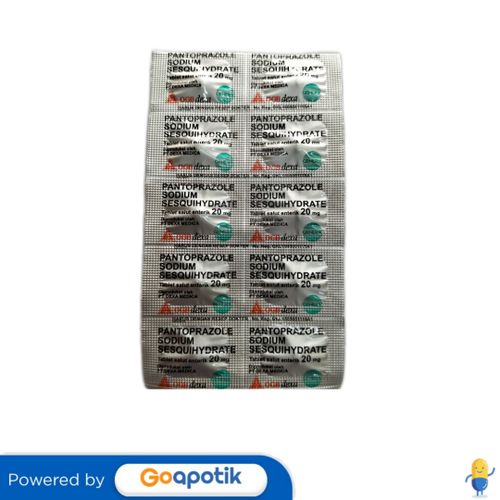 PANTOPRAZOLE OGB DEXA MEDICA 20 MG STRIP 10 TABLET / ASAM LAMBUNG