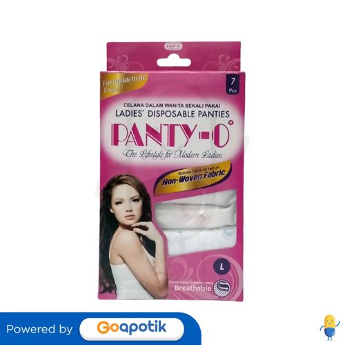 PANTY-O LADIES' DISPOSABLE PANTIES SIZE L PACK 7 PCS