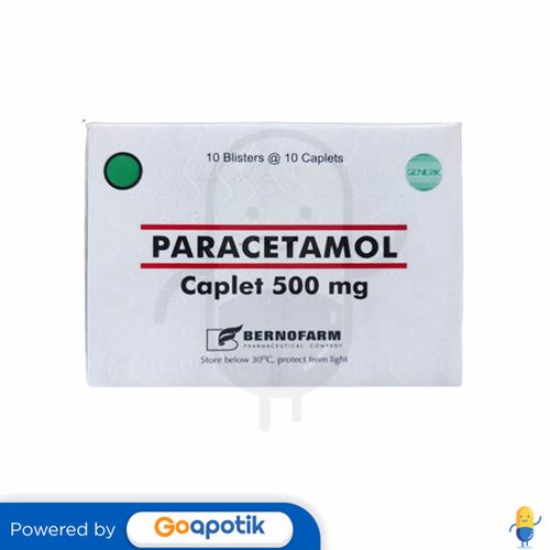 PARACETAMOL BERNOFARM 500 MG BOX 100 KAPLET