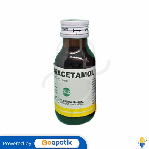 PARACETAMOL ERRITA 120 MG/5 ML SYRUP 60 ML