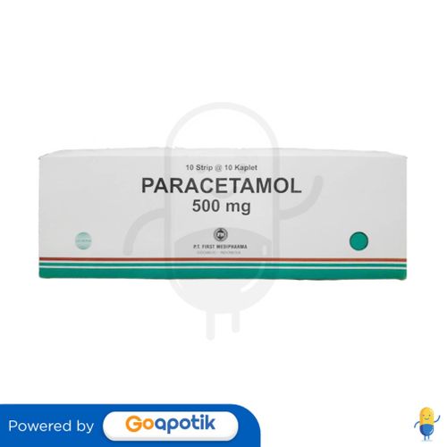 PARACETAMOL FIRST MEDIFARMA 500 MG BOX 100 KAPLET