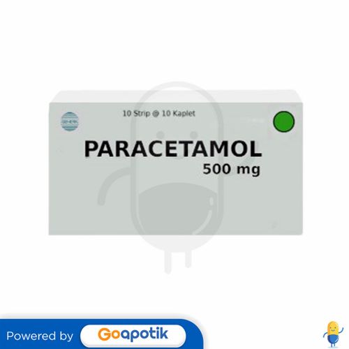 PARACETAMOL PYRIDAM 500 MG BOX 100 TABLET