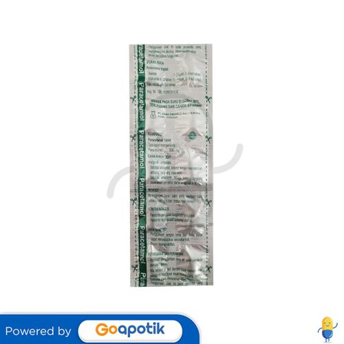 PARACETAMOL RAMA 500 MG STRIP 10 TABLET