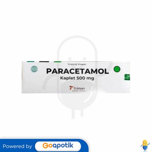 PARACETAMOL TRIMAN 500 MG BOX 100 KAPLET