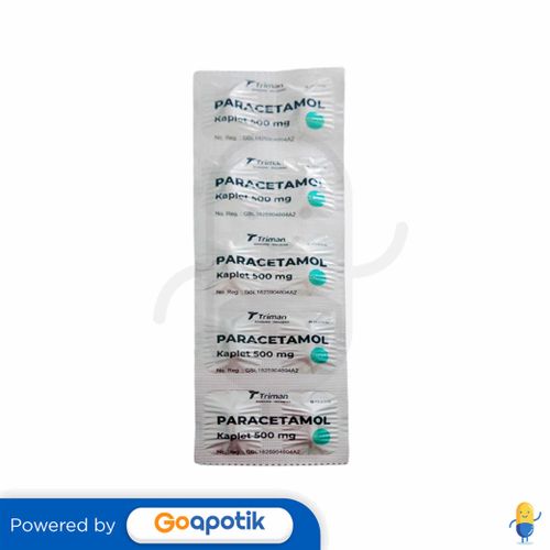 PARACETAMOL TRIMAN 500 MG STRIP 10 KAPLET