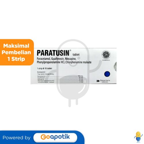 PARATUSIN STRIP 10 TABLET