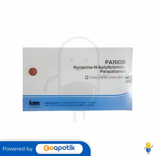 PARIOS 500/10 MG BOX 50 KAPLET