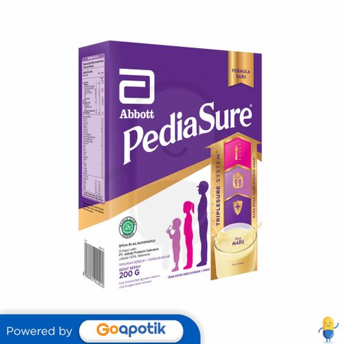 PEDIASURE MRI RASA MADU 200 GRAM BOX