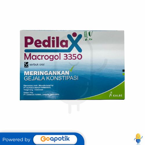 PEDILAX GRAM BOX SACHET Kegunaan Efek Samping Dosis Dan Aturan Pakai