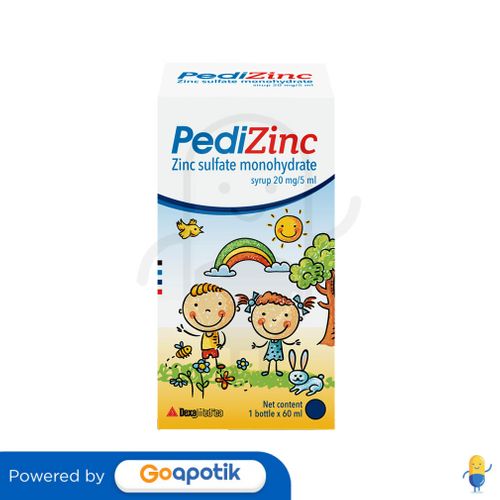 PEDIZINC 20 MG/5 ML SYRUP 60 ML