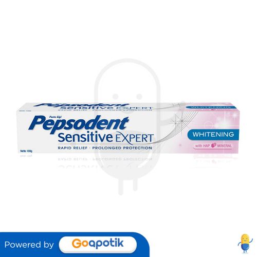 PEPSODENT SENSITIVE EXPERT WHITENING 100 GRAM