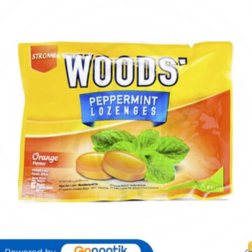 PERMEN WOODS RASA ORANGE BOX 15 SACHET