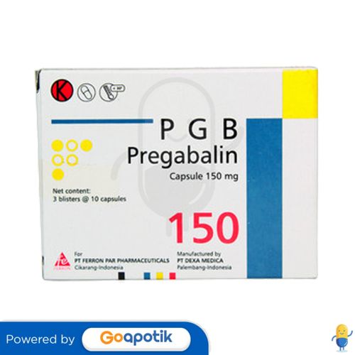 PGB 150 MG BOX ISI 30 KAPSUL