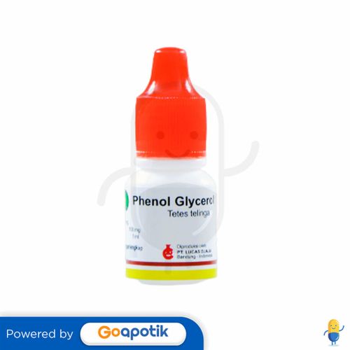 PHENOL GLYCEROL 10% LUCAS DJAJA TETES TELINGA 5 ML