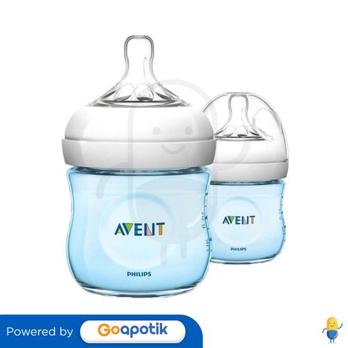 PHILIPS AVENT NATURAL BOTOL SUSU BAYI WARNA BIRU 125 ML