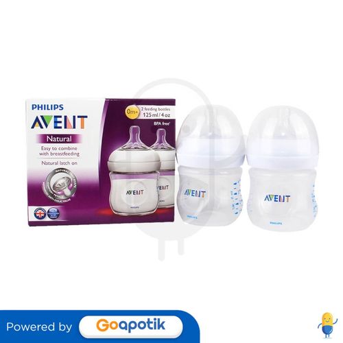 PHILIPS AVENT NATURAL DOT BAYI USIA 1 BULAN KEATAS BOX 2 PCS