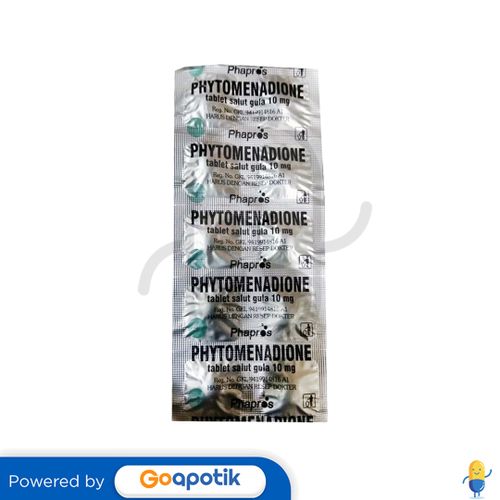 PHYTOMENADIONE PHAPROS 10 MG STRIP 10 TABLET
