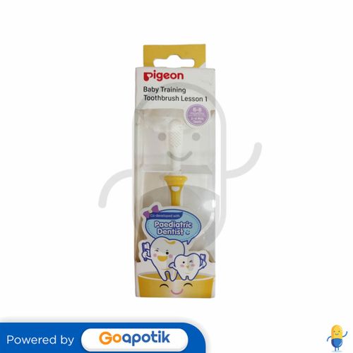 PIGEON TRAINING LESSON 1 SIKAT GIGI BAYI USIA 6-8 BULAN WARNA KUNING