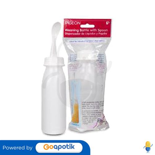 PIGEON WEANING BOTTLE WITH SPOON 240 ML