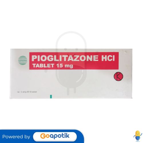 PIOGLITAZONE HCL MAHAKAM 15 MG BOX 30 TABLET