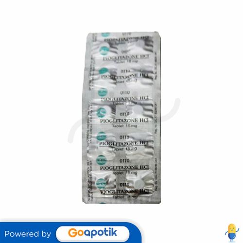 PIOGLITAZONE HCL OTTO 15 MG TABLET