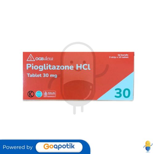 PIOGLITAZONE OGB DEXA MEDICA 30 MG BOX 30 TABLET