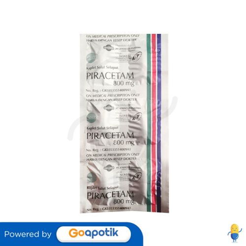 PIRACETAM NOVELL 800 MG STRIP 6 KAPLET