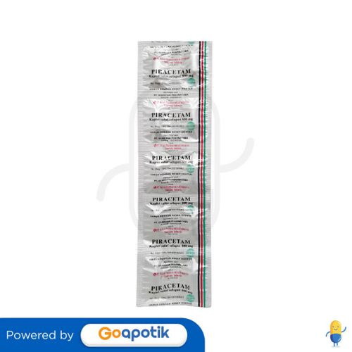 PIRACETAM NULAB 800 MG STRIP 10 KAPLET