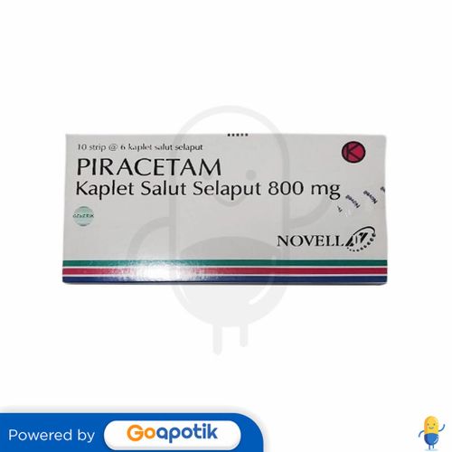 PIRACETAM NOVELL 800 MG BOX 60 KAPLET