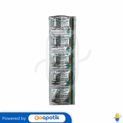 PIRACETAM NULAB 1200 MG STRIP 10 KAPLET