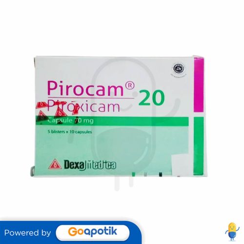 PIROCAM 20 MG BOX 100 KAPSUL