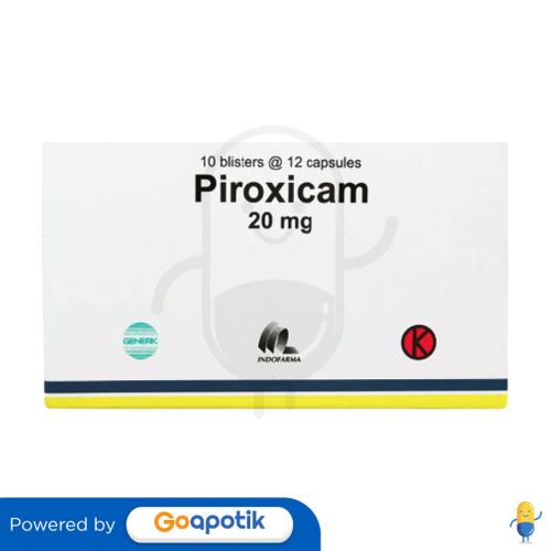 PIROXICAM INDOFARMA 20 MG BOX 120 KAPSUL