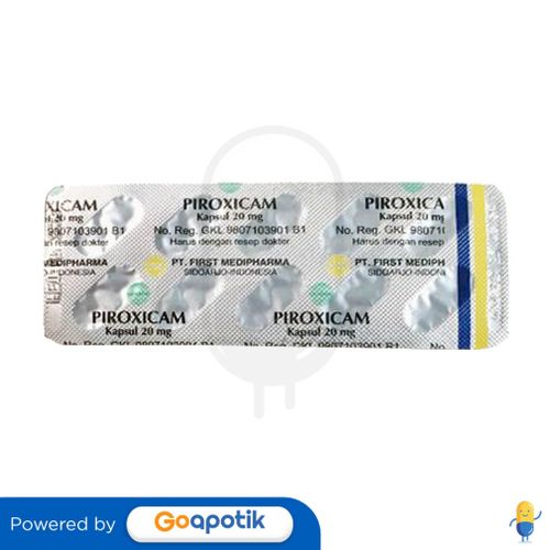 PIROXICAM FIRST MEDIFARMA 20 MG KAPSUL