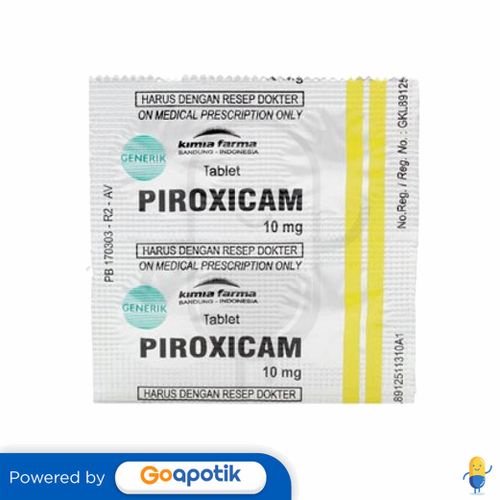 PIROXICAM KIMIA FARMA 10 MG TABLET