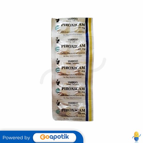 PIROXICAM YARINDO 20 MG TABLET