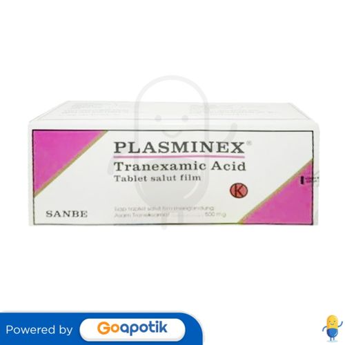 PLASMINEX 500 MG BOX 100 TABLET