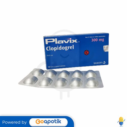 PLAVIX 300 MG BOX 10 TABLET