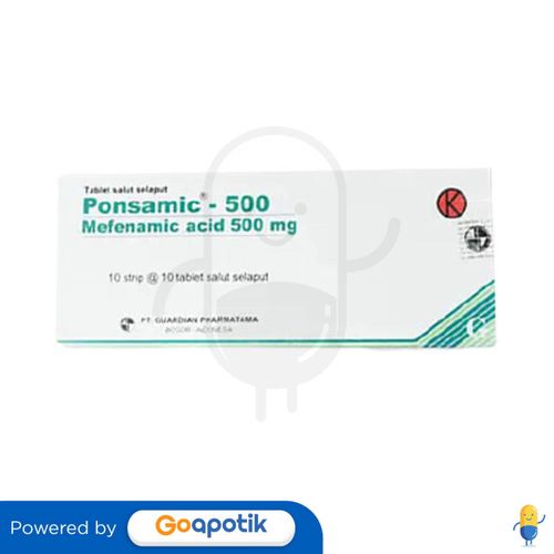 PONSAMIC 500 MG BOX 100 TABLET