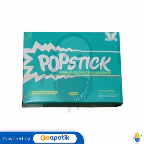 POPSTICK SERBUK PELEGA TENGGOROKAN 1 GRAM BOX 10 SACHET