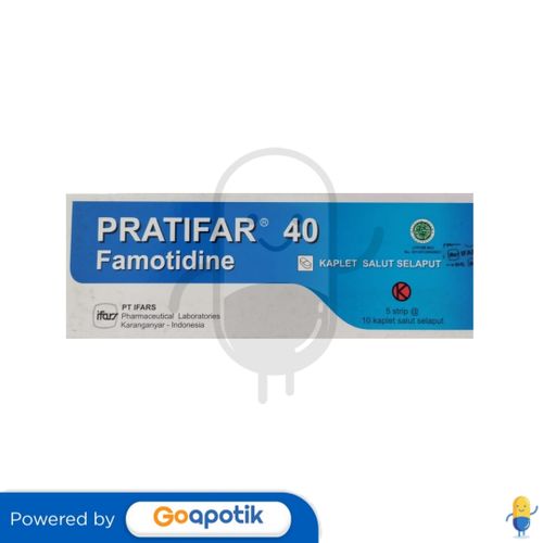 PRATIFAR 40 MG BOX 50 KAPLET