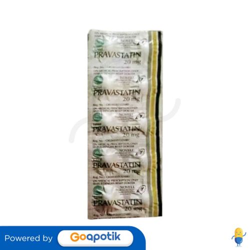 PRAVASTATIN NOVELL 20 MG TABLET