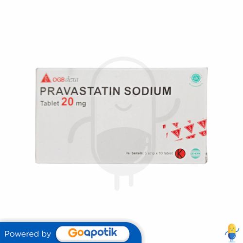 PRAVASTATIN SODIUM OGB DEXA MEDICA 20 MG BOX 50 TABLET / KOLESTEROL