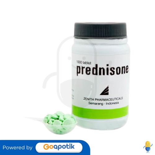 PREDNISONE ZENITH FARMA 5 MG BOTOL 100 TABLET