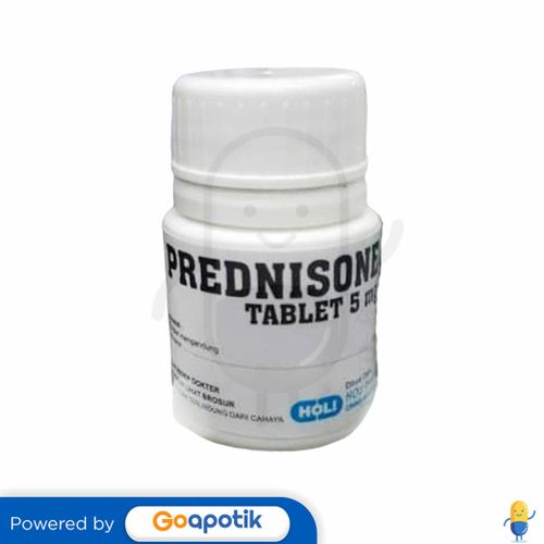 PREDNISONE HOLI 5 MG BOTOL 100 TABLET