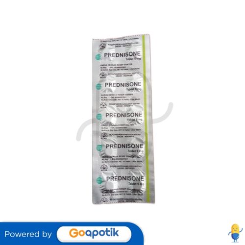 PREDNISONE NOVAPHARIN 5 MG TABLET
