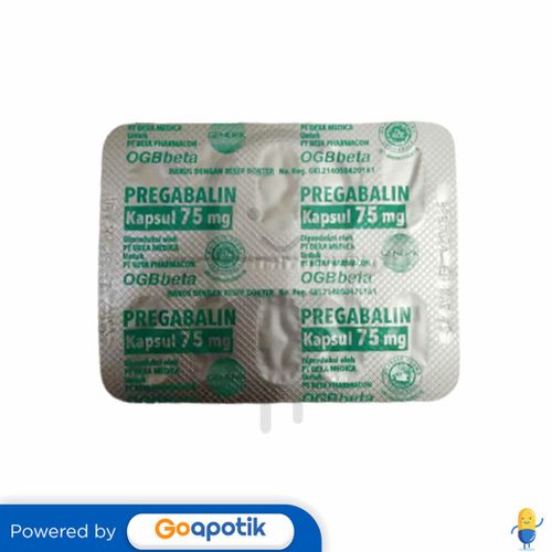 PREGABALIN OGB BETA 75 MG KAPSUL